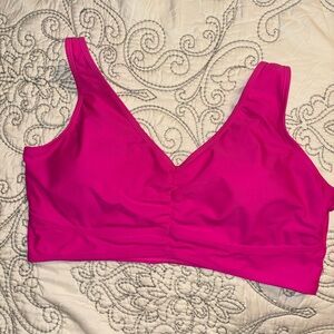 Hot Pink Bathing bikini top XL, plus size
